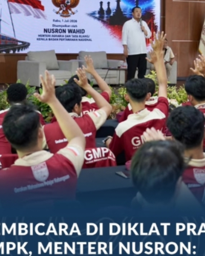 Jadi Pembicara di Diklat Pratama DPP GMPK, Menteri Nusron: Nasionalisme Menjadikan Bangsa yang Kuat
