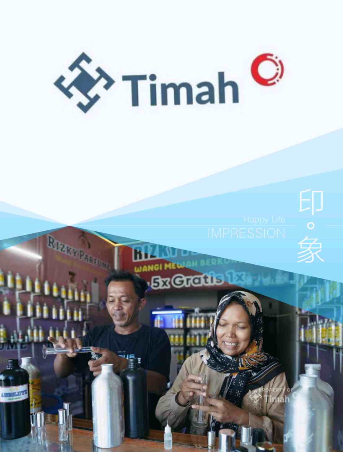 Meraih Kesuksesan dengan Aroma yang Mencium, Menginspirasi Harapan: Perjalanan Dewi Membangun Rizky Parfume bersama PT TIMAH