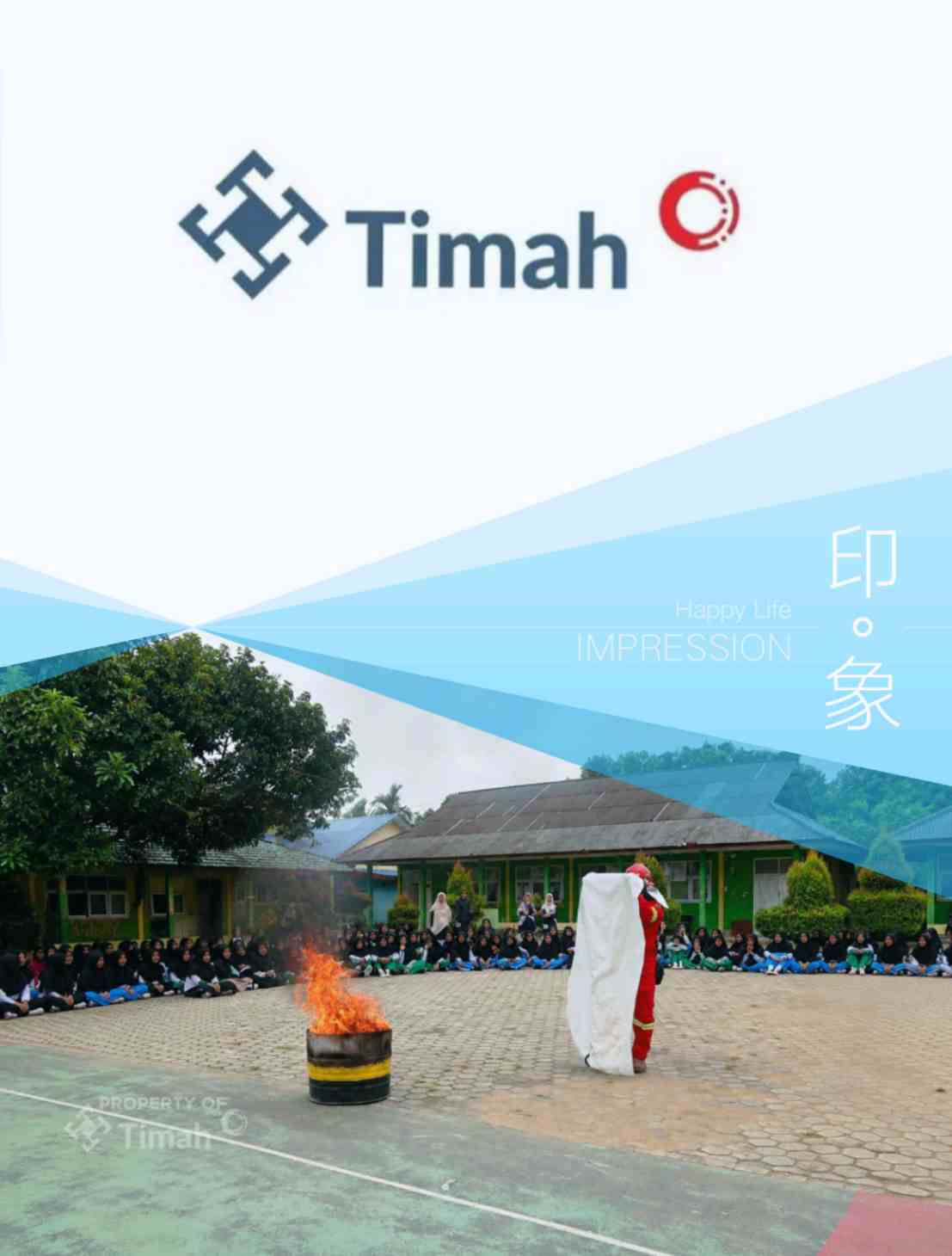 PT TIMAH Memberikan Pendidikan Keselamatan Kebakaran dan Simulasi Tanggap Darurat bagi Siswa di Sekolah Berasrama Islam Darul Furqan