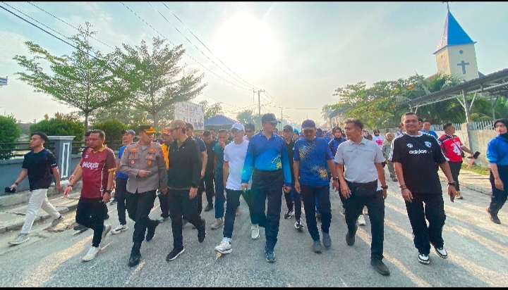 Pelindo Regional 1 Cabang Belawan Turut Sukseskan Pelaksanaan Car Free Day Perdana di Belawan
