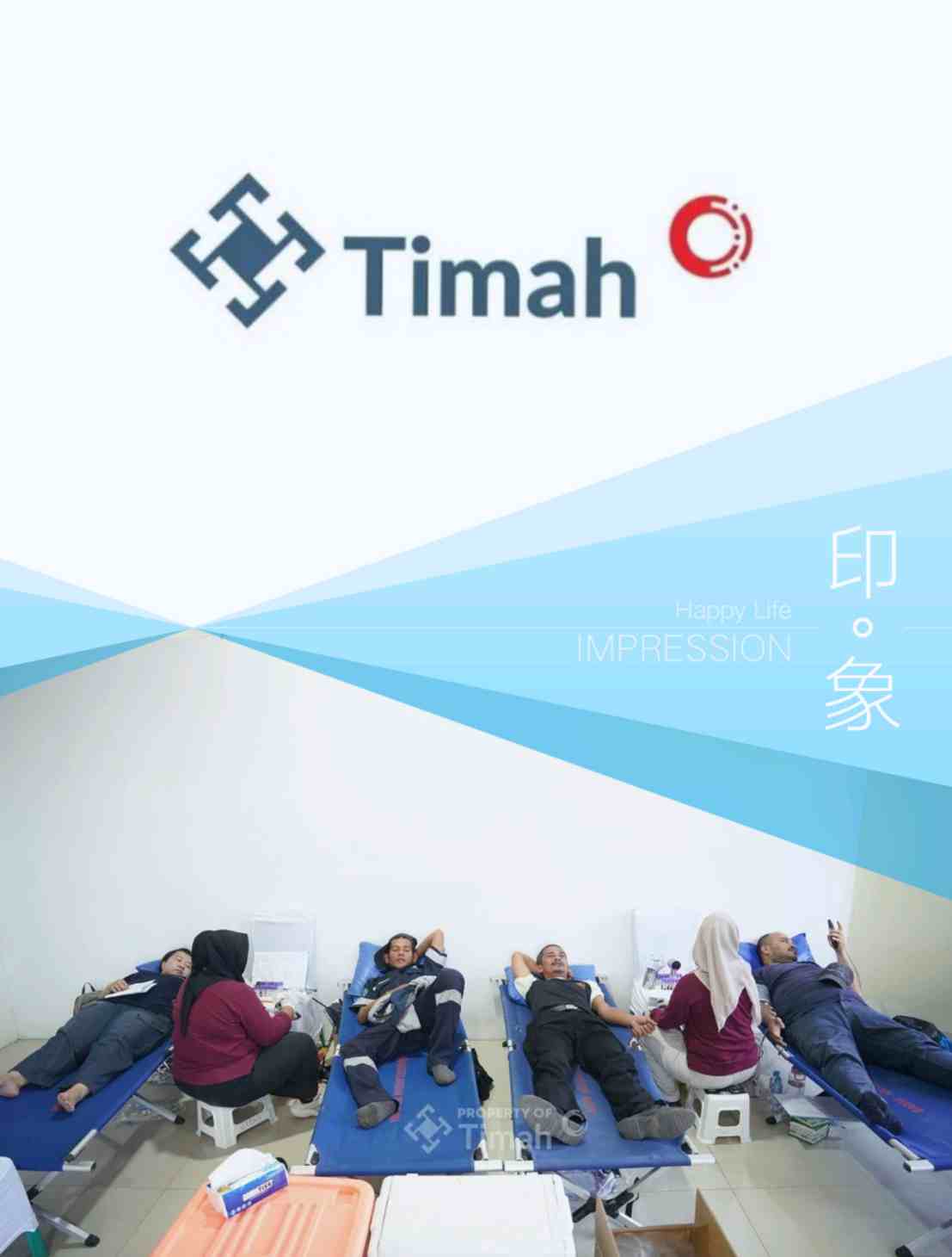 Kegiatan Donor Darah Selama Bulan Bakti Masyarakat dalam rangka Ulang Tahun ke-50 PT TIMAH Membantu Memenuhi Kebutuhan Pasokan Darah di Bangka Tengah