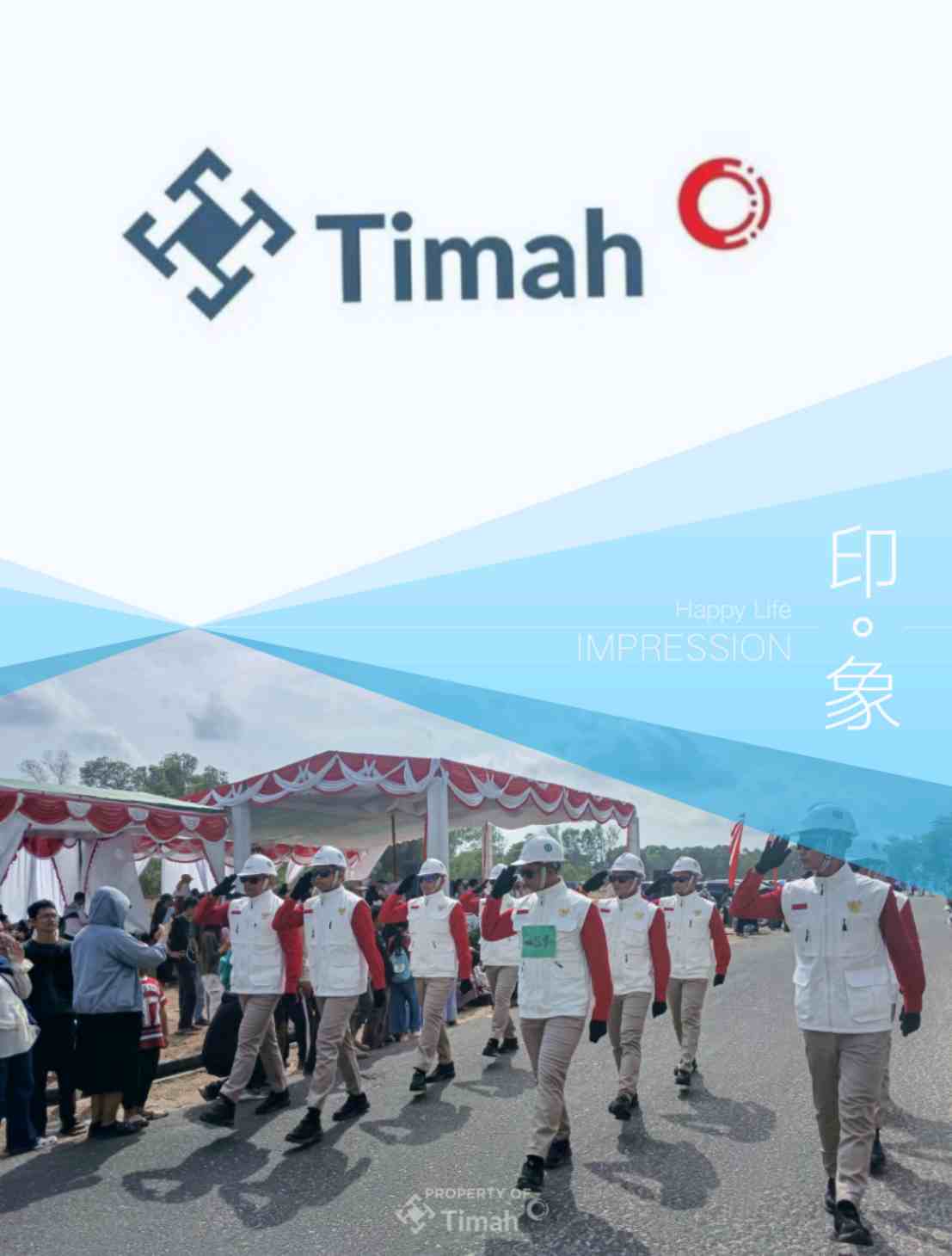 PT TIMAH Kembali Menang, Tim Baris Berbaris Putra Meraih Penghargaan Tertinggi di Kompetisi Baris Berbaris Hari Kemerdekaan ke-81 di Bangka Barat