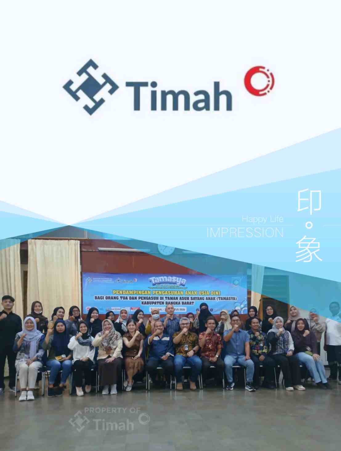 Cegah Stunting Sejak Dini, PT TIMAH Gandeng BKKBN Bangka Belitung Perkuat Praktik Pengasuhan Anak di Bangka Barat