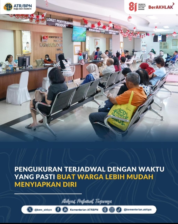 Pengukuran Terjadwal dengan Waktu yang Pasti Buat Warga Lebih Mudah Menyiapkan Diri