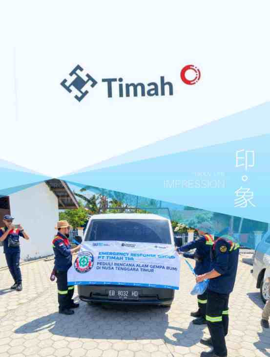 Tim ERG PT TIMAH Mendistribusikan Paket Makanan dan Perlengkapan Darurat kepada Warga yang Terdampak Bencana di Nagekeo