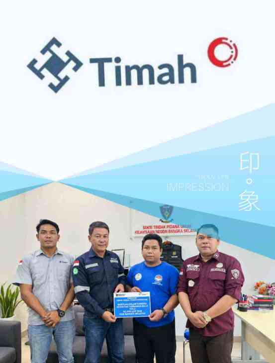 PT TIMAH Mendukung Turnamen Bola Voli Kajari Cup-Trans Rias, Mempromosikan Olahraga Desa dan UMKM di Bangka Selatan